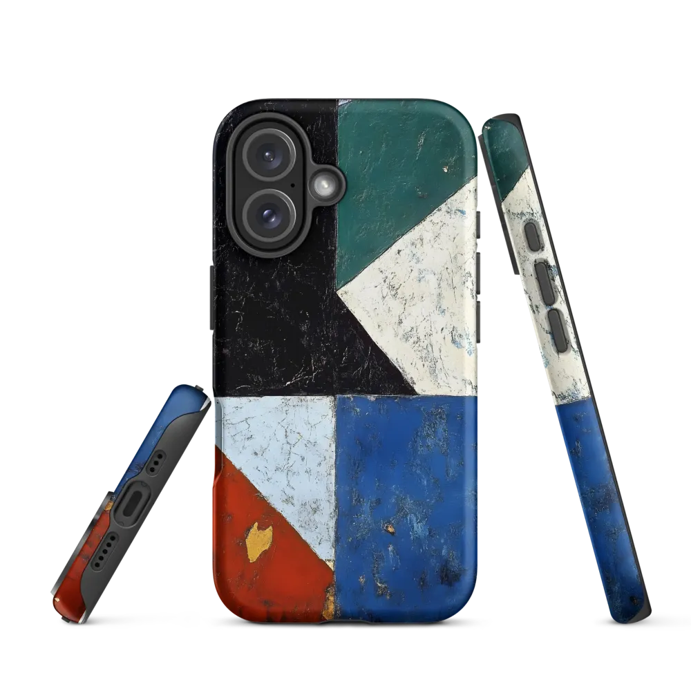 Geometric Tension: An Abstract Exploration | Phone Case