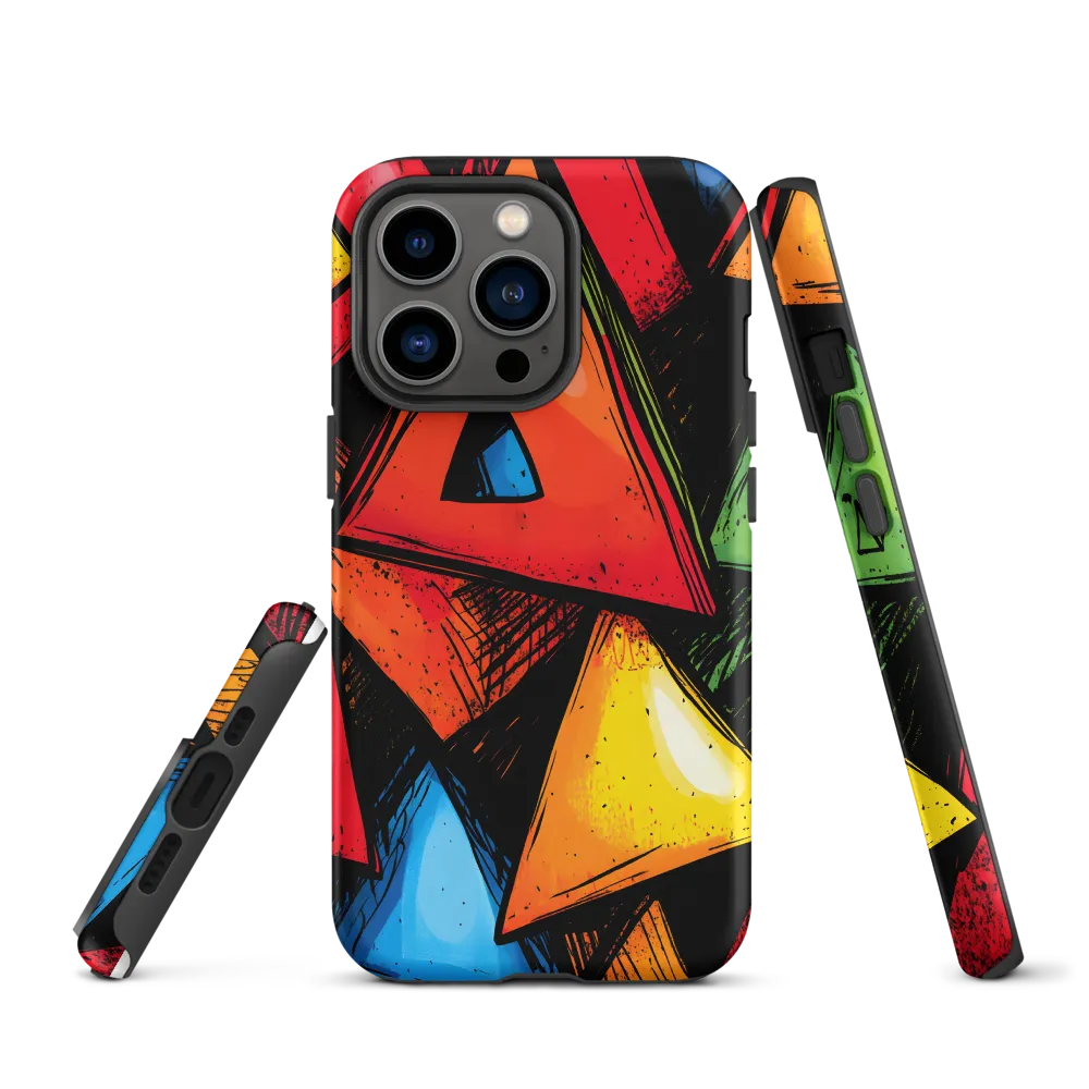 Vibrant Triangles in Abstract Harmony