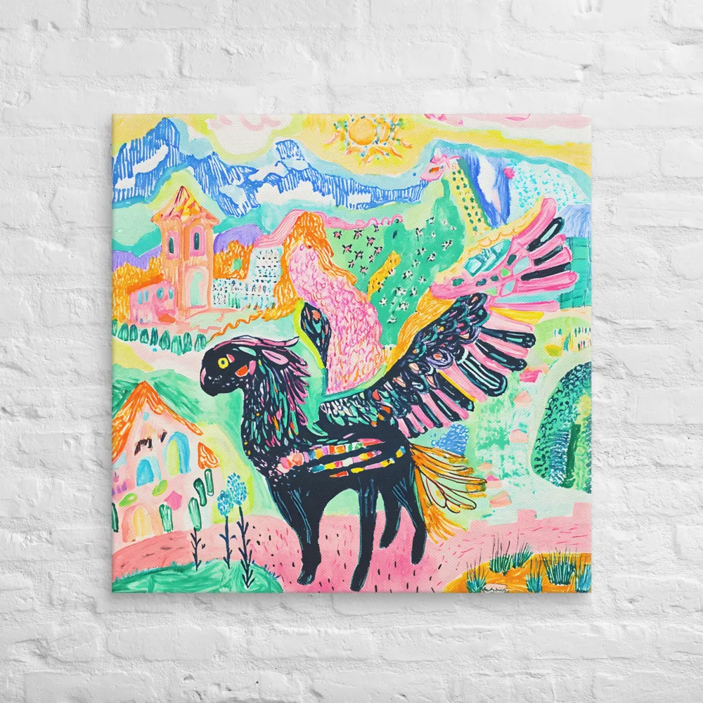 Mythical Harmony | Canvas | 32″×32″