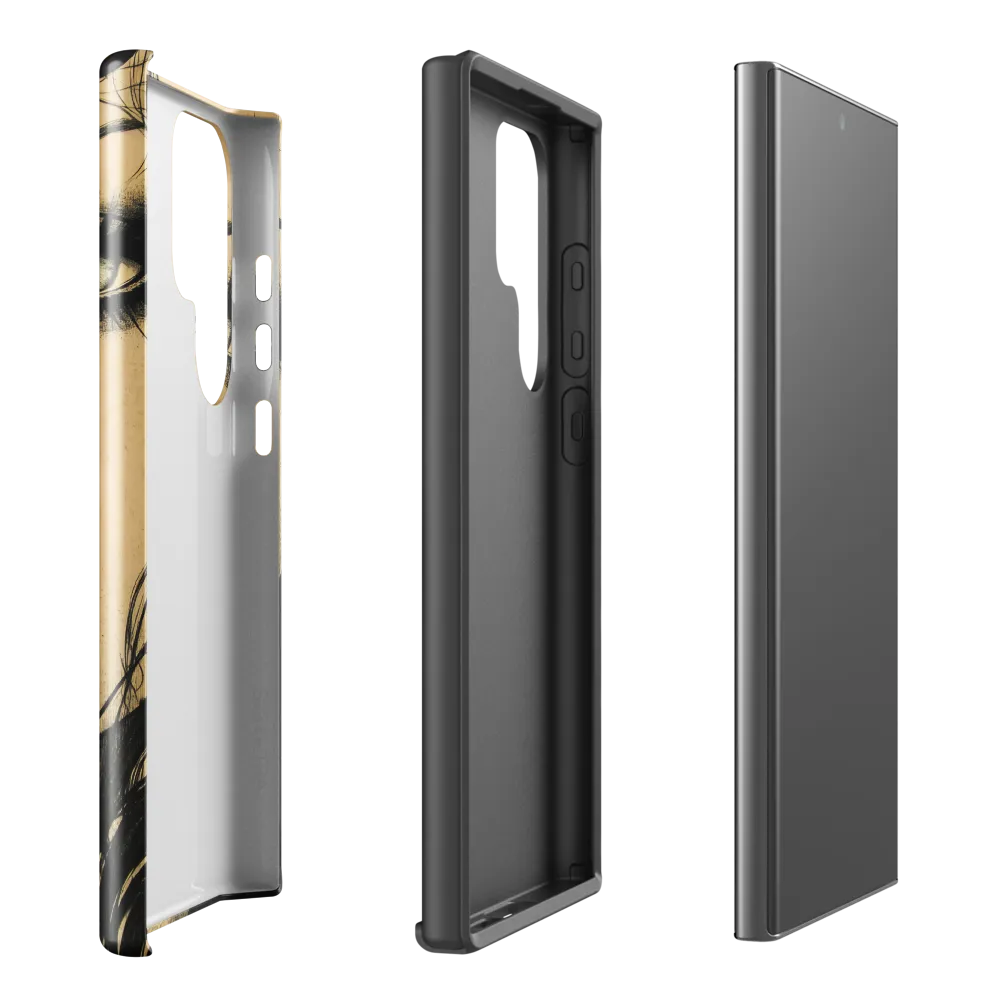 Enigmatic Gaze | Phone Case |  S23 Ultra | Tough Case | Glossy