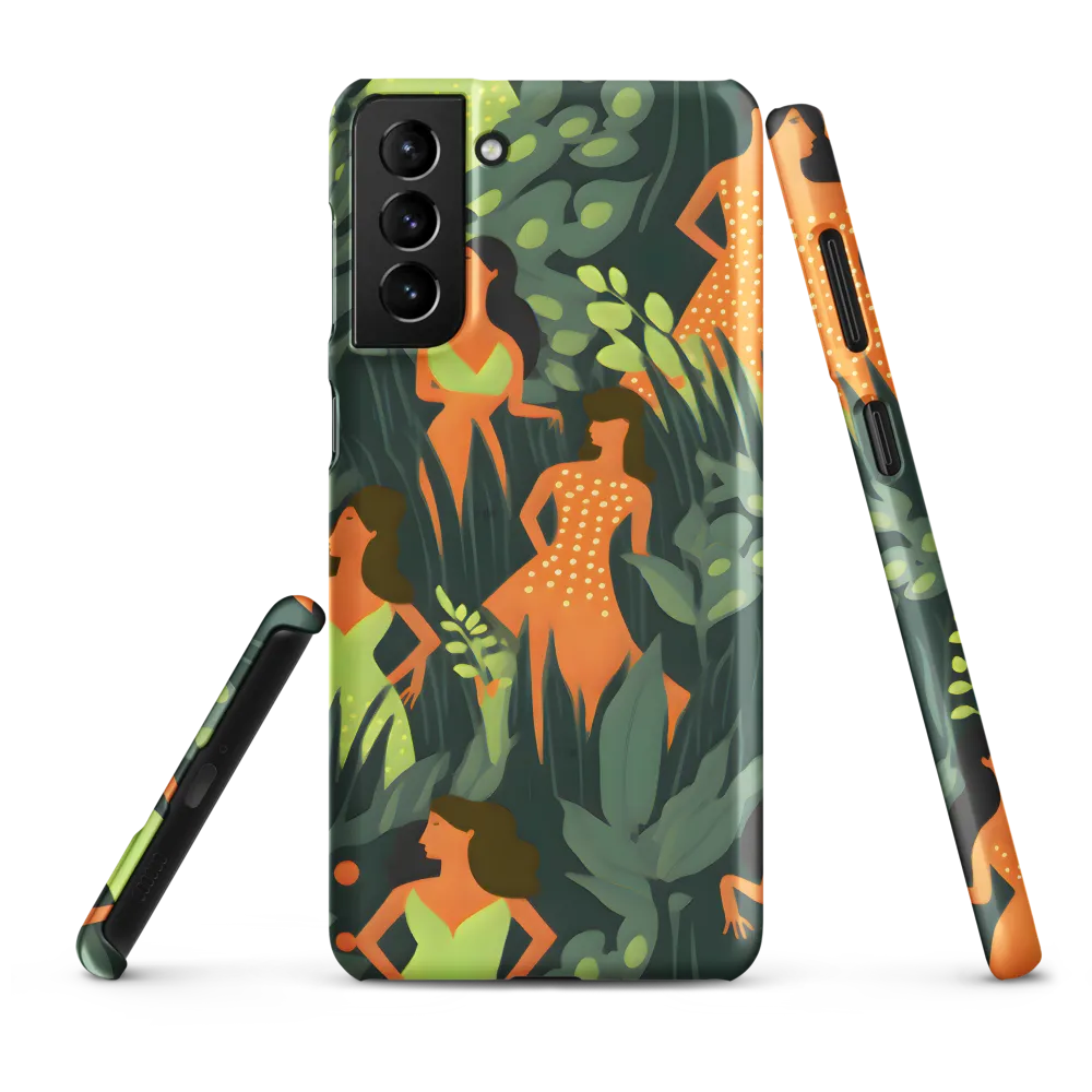 Playful Harmony in Patterns | Phone Case |  S21 Plus | Snap Case | Matte