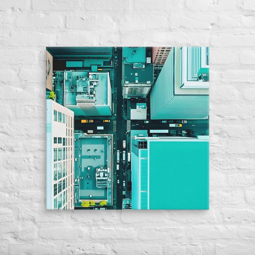 Urban Geometry: Aerial Perspective | Canvas | 30″×30″
