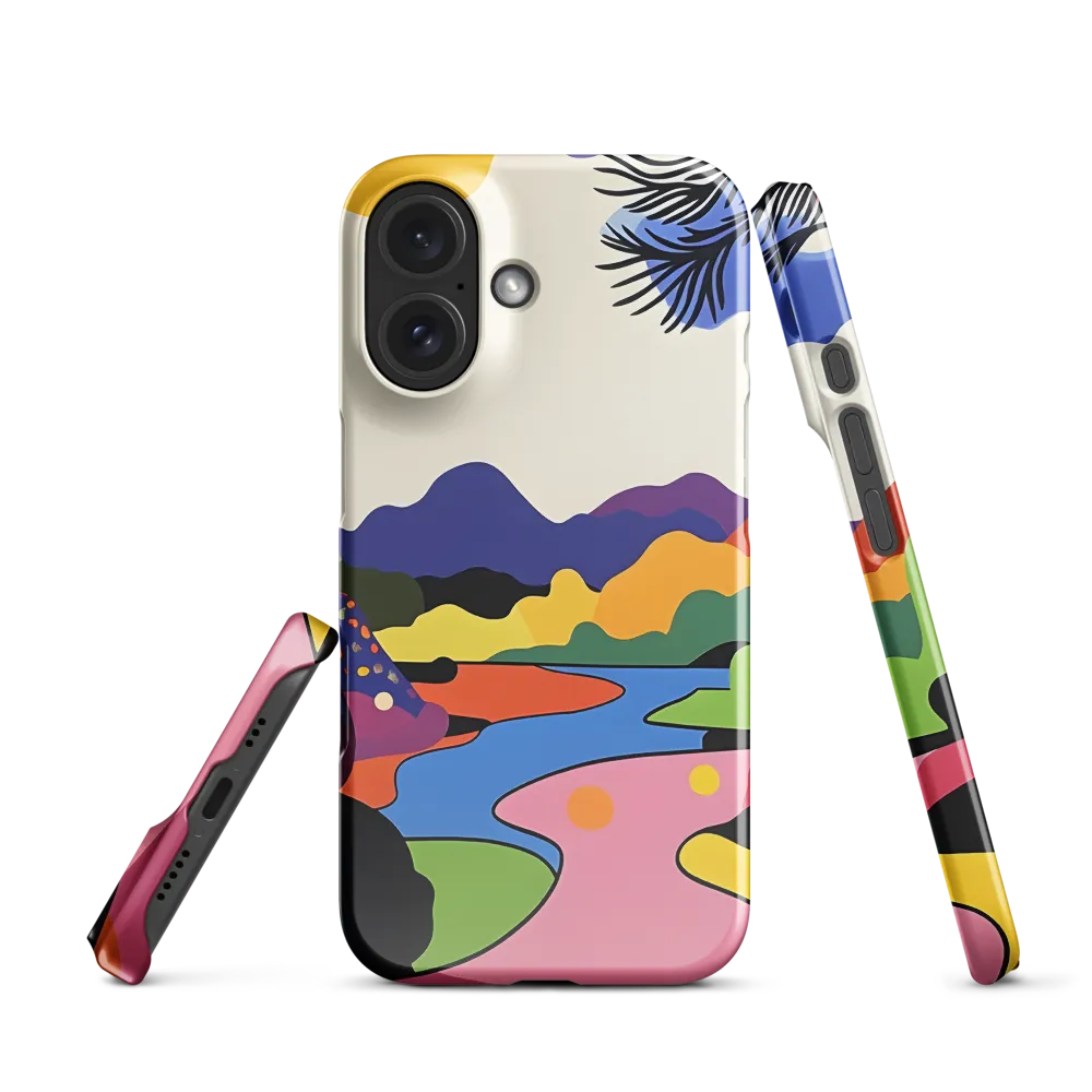 Whimsical Landscape in Color | Phone Case |  16 | Snap Case | Glossy