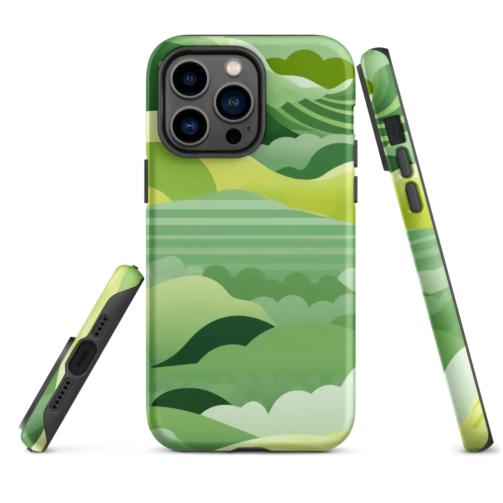 Tranquility in Green Waves