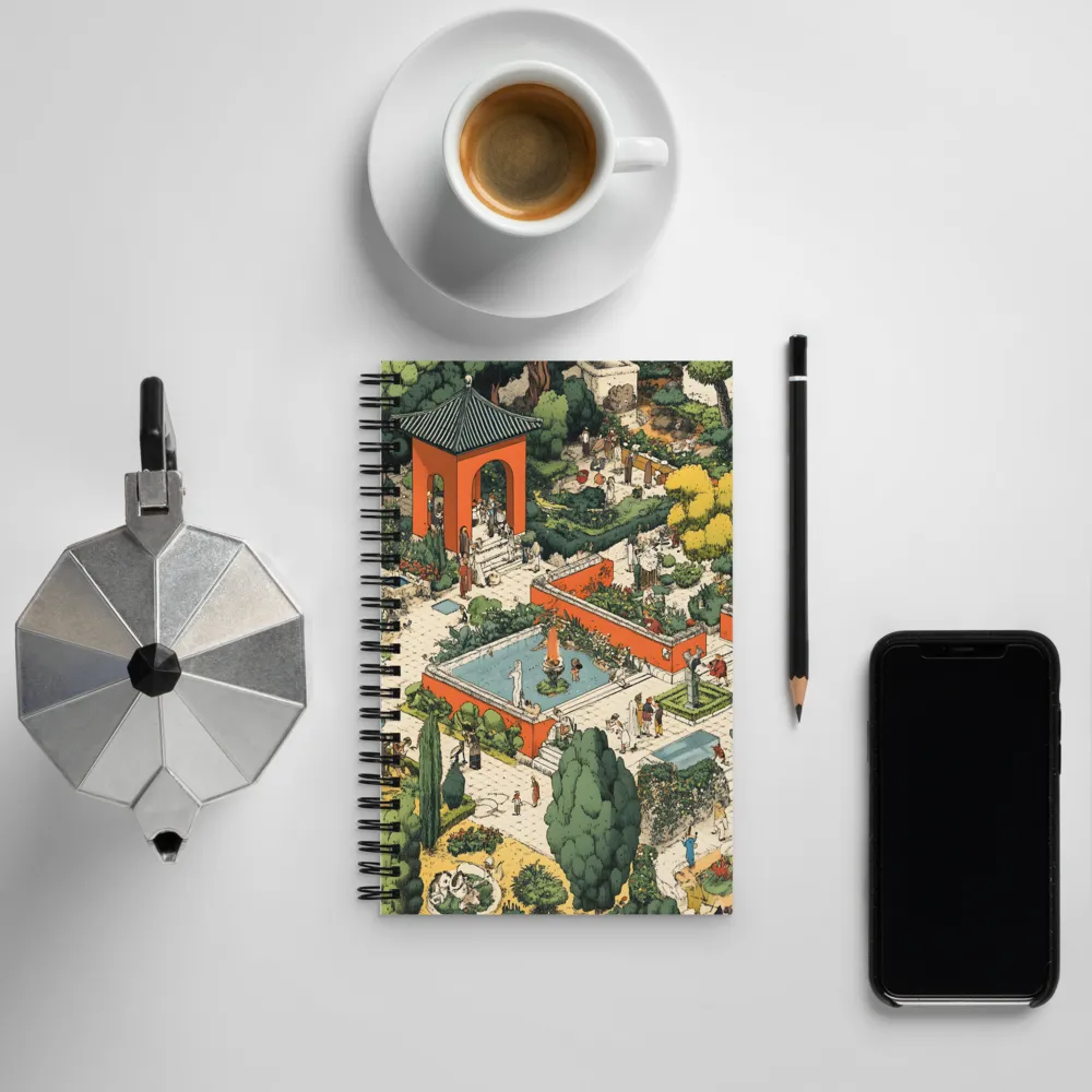 Harmony in the Garden | Spiral Notebook