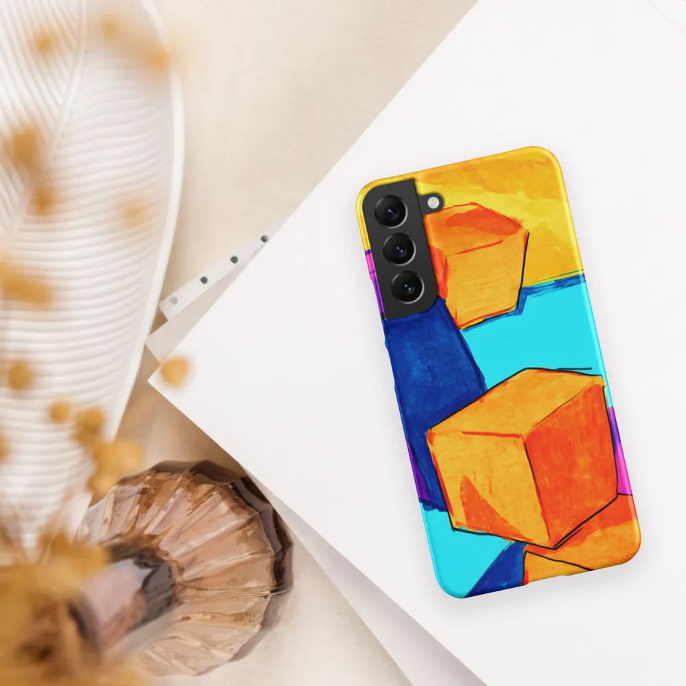 Playful Cubes in Vibrant Harmony