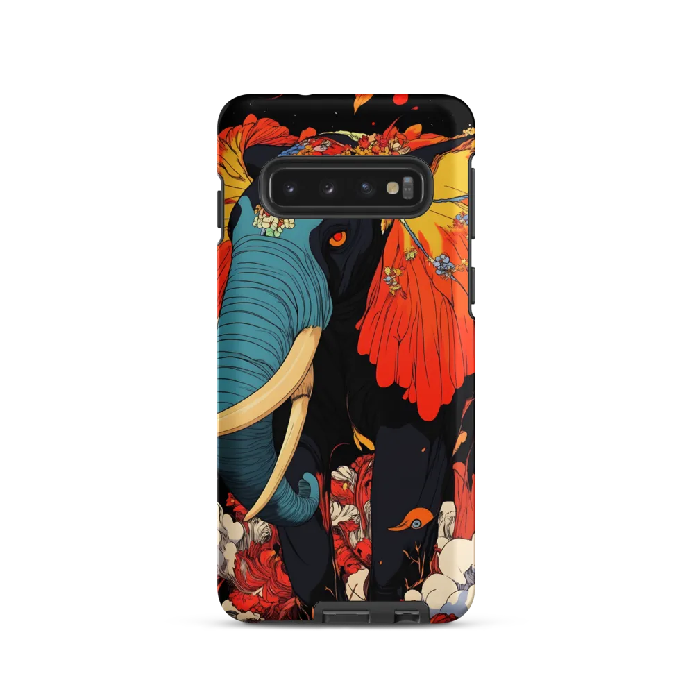 Majesty of the Floral Elephant | Phone Case |  S10 | Tough Case | Matte