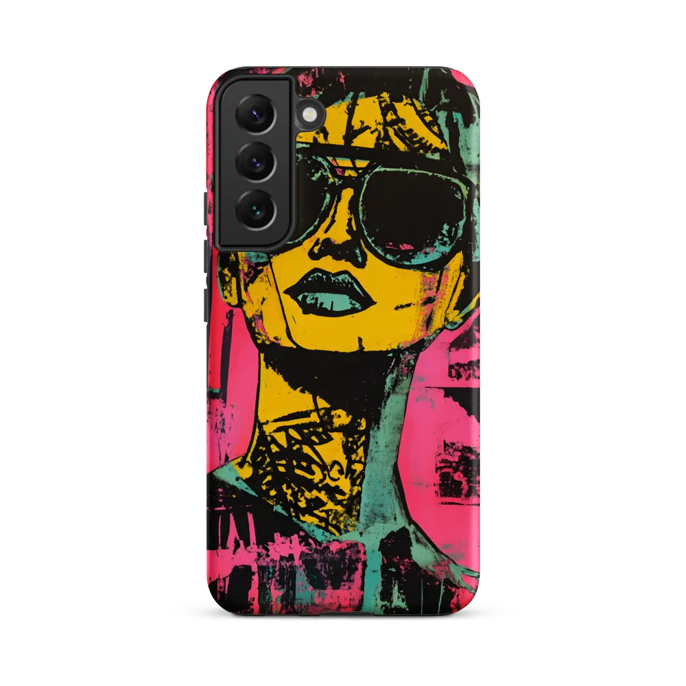 Confident Portrait in Neon Colors