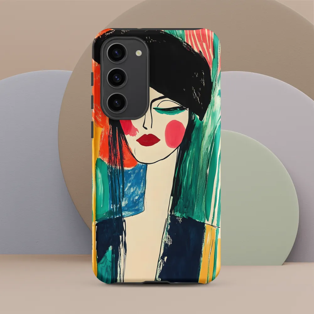 Portrait of Confidence | Phone Case |  S23 Plus | Tough Case | Matte