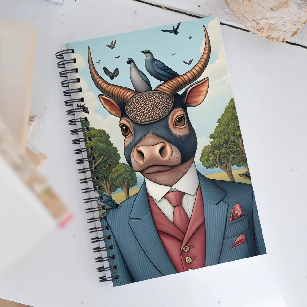 The Bull's Disguise | Spiral Notebook