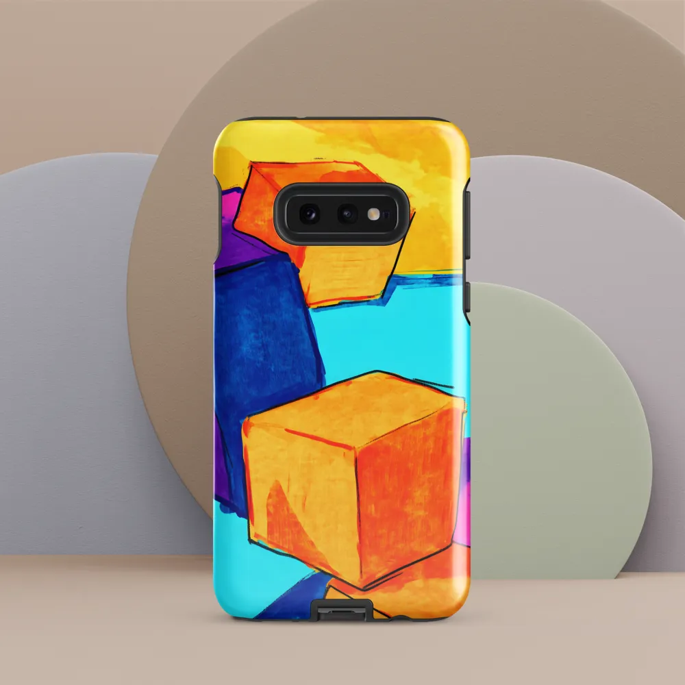 Playful Cubes in Vibrant Harmony