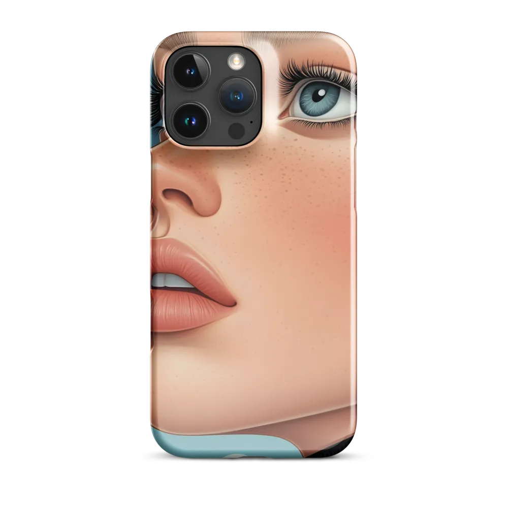 Serenity in Blue | Phone Case |  16 Pro Max | Snap Case | Glossy