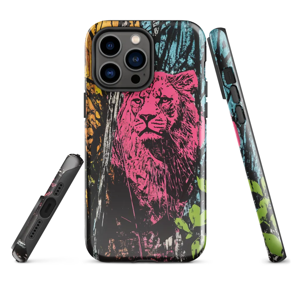 Fierce Vibrance: The Pink Lion