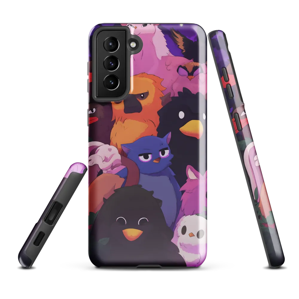 Whimsical Avian Gathering