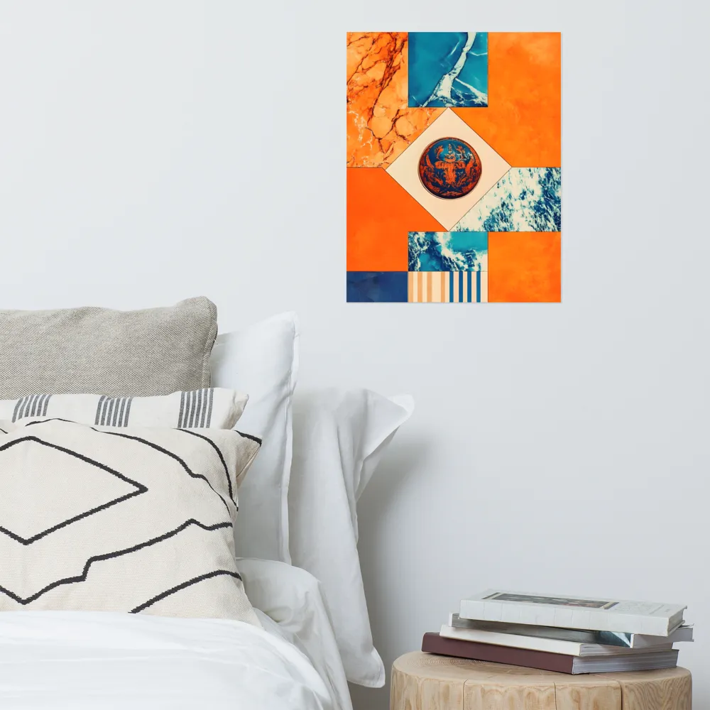 Harmonious Encounters: Abstract Geometry | Poster | 16″×20″