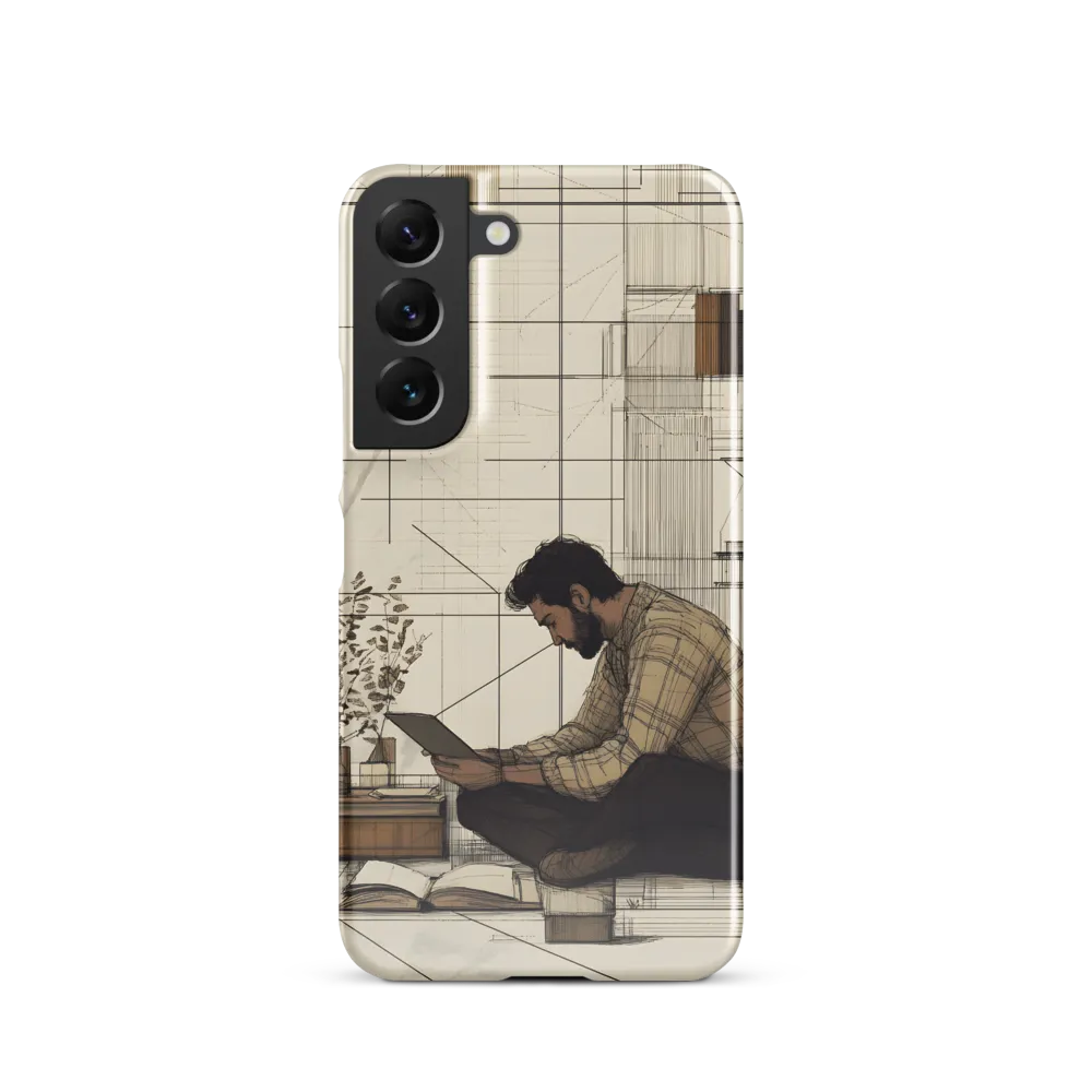 Quiet Reflections in Line | Phone Case |  S22 | Snap Case | Glossy