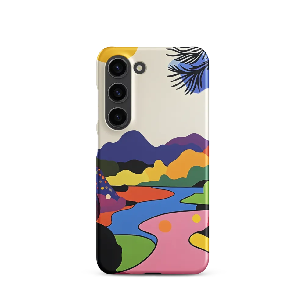 Whimsical Landscape in Color | Phone Case |  S23 | Snap Case | Matte