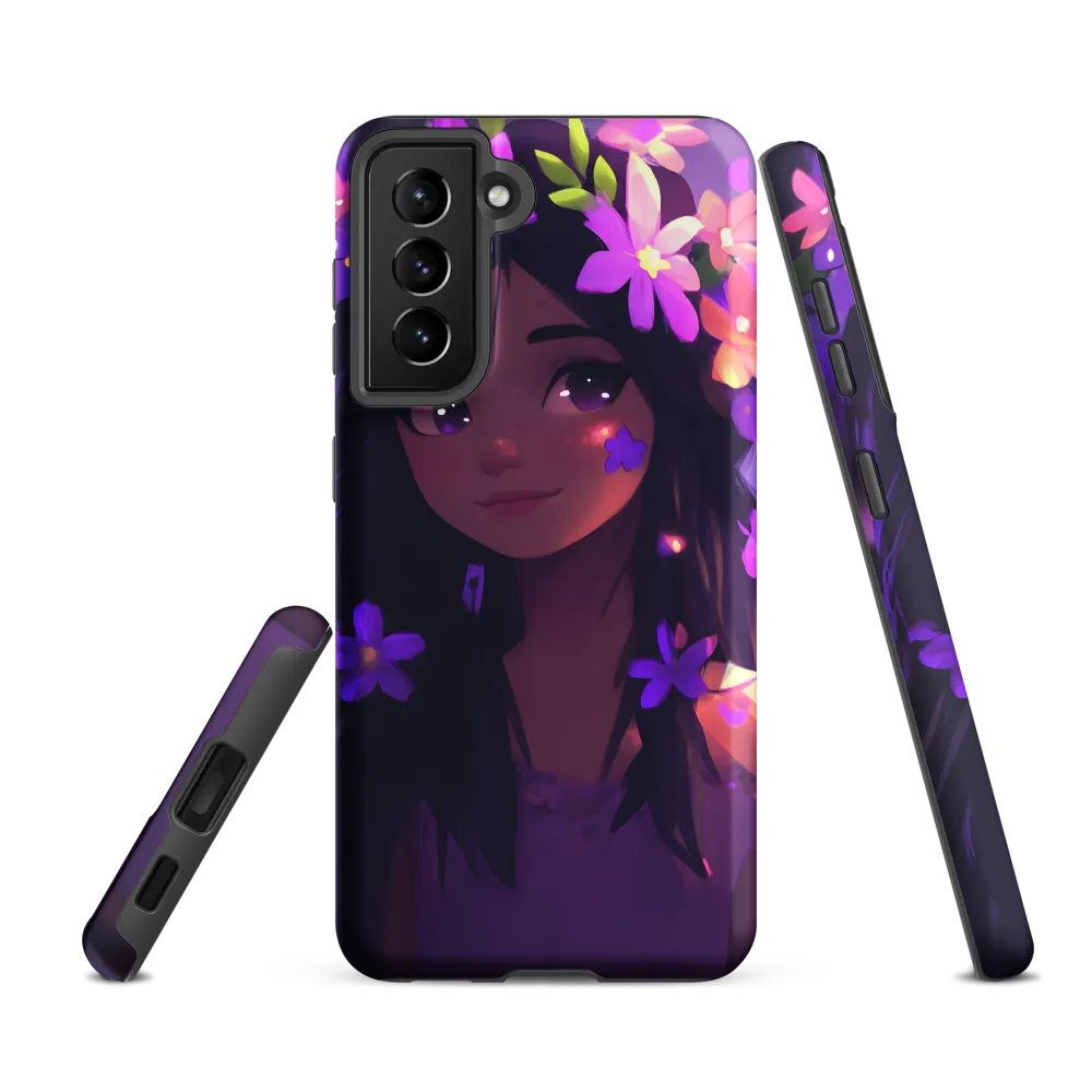 Crown of Purple Blossoms