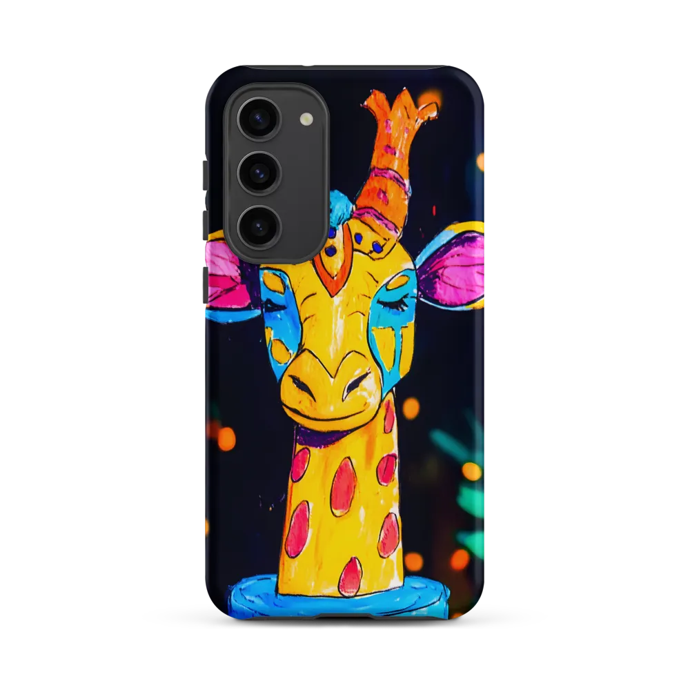 Whimsical Giraffe in Vibrant Colors | Phone Case |  S23 Plus | Tough Case | Matte