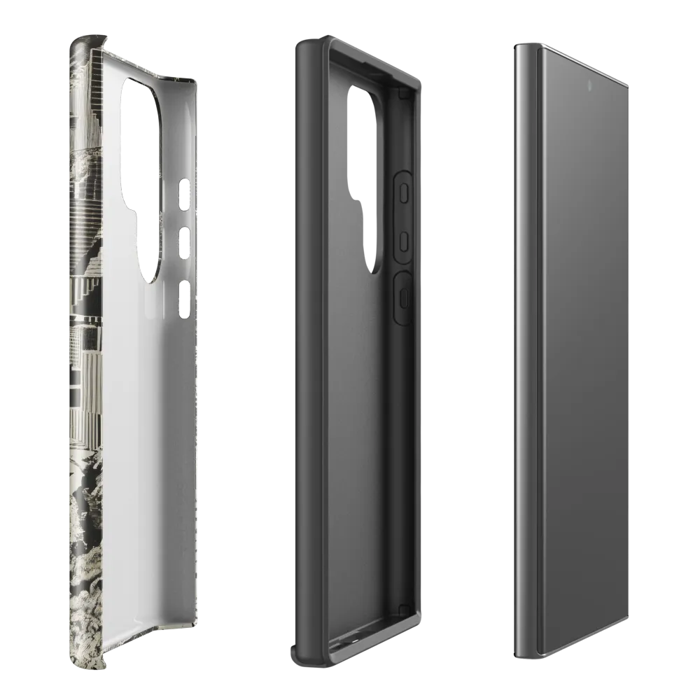 Contemplation in an Abstract Landscape | Phone Case |  S23 Ultra | Tough Case | Glossy