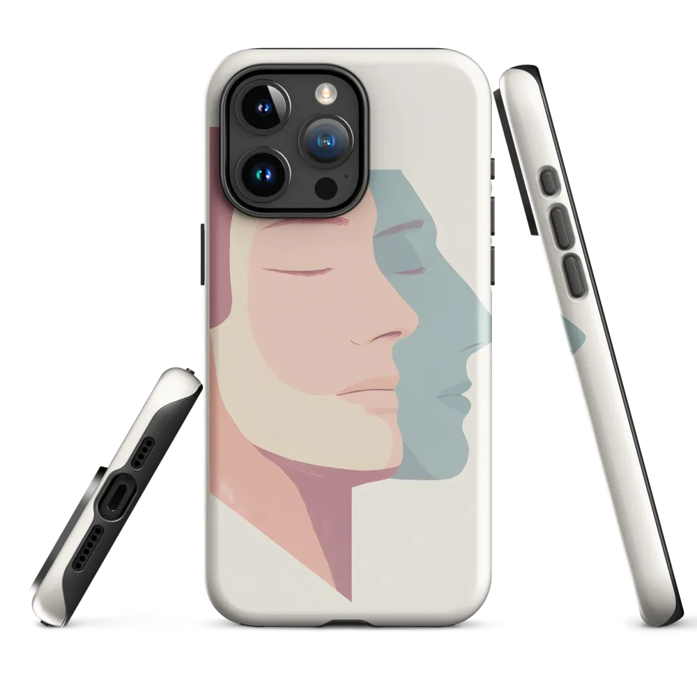 Dual Facets of Serenity | Phone Case |  15 Pro Max | Tough Case | Glossy