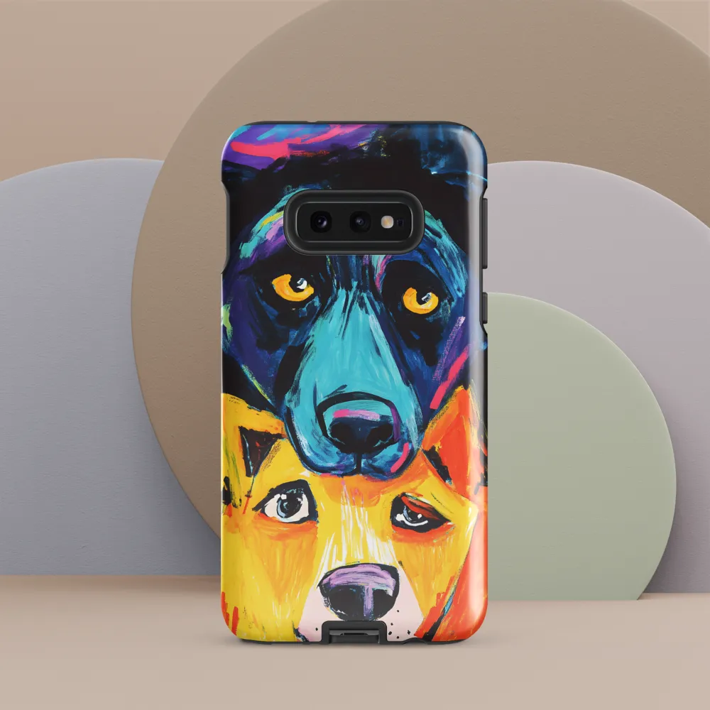 Vibrant Companions: An Expression of Canine Spirit