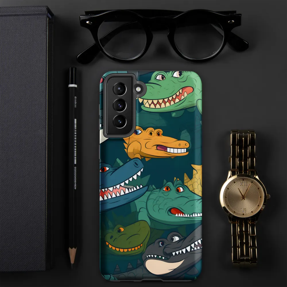 Cheerful Crocodilian Parade
