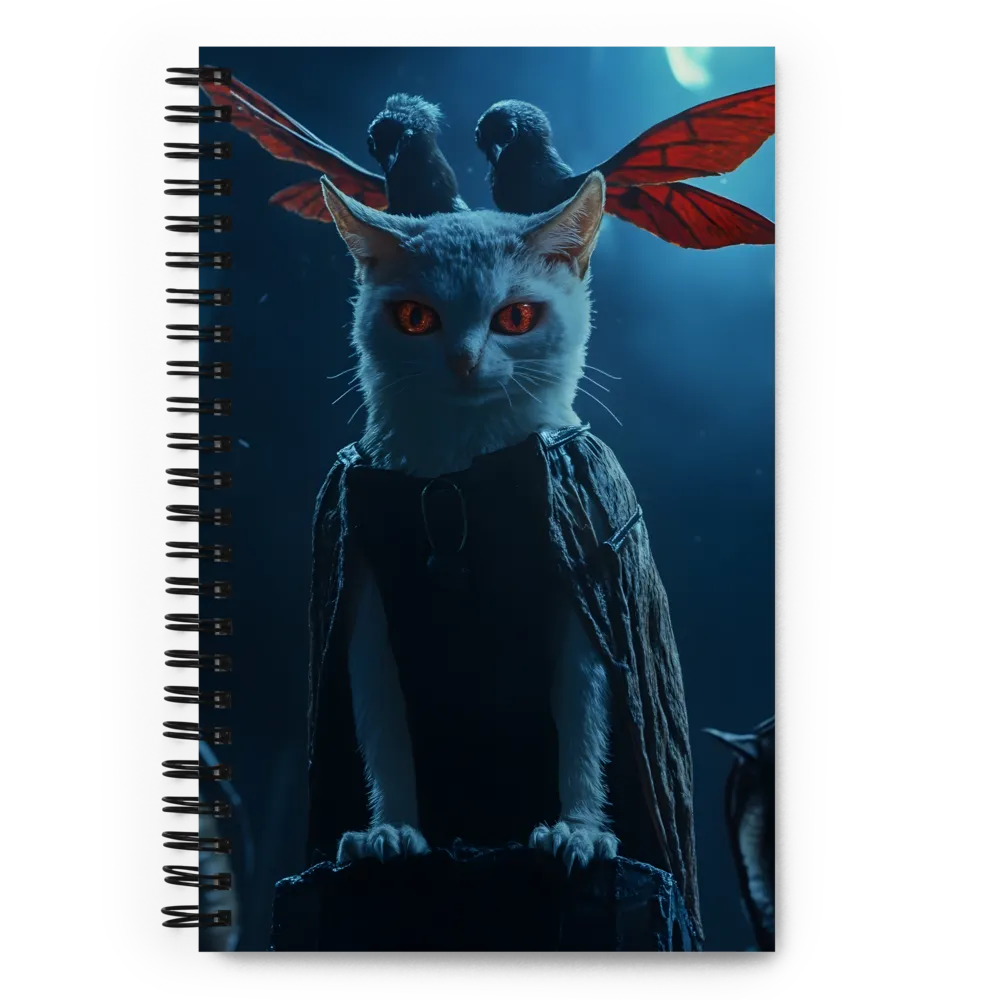 Mystical Guardian of the Night | Spiral Notebook