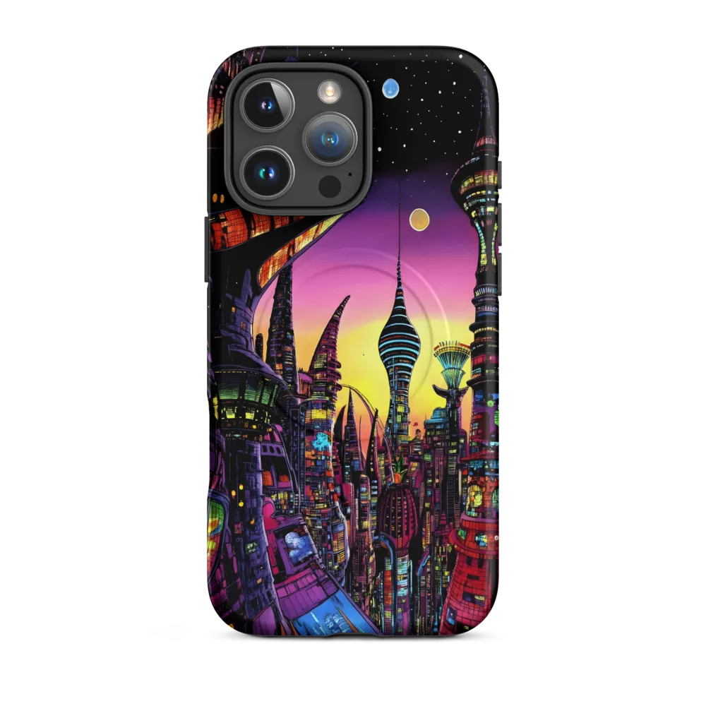 Futuristic Cityscape at Dusk