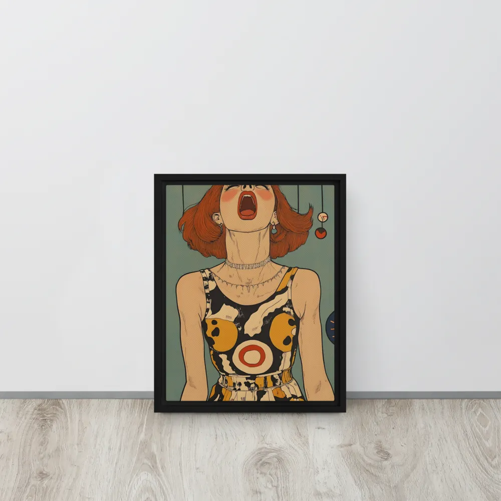 Awakening Expression | Canvas with Black Frame | 11″×14″