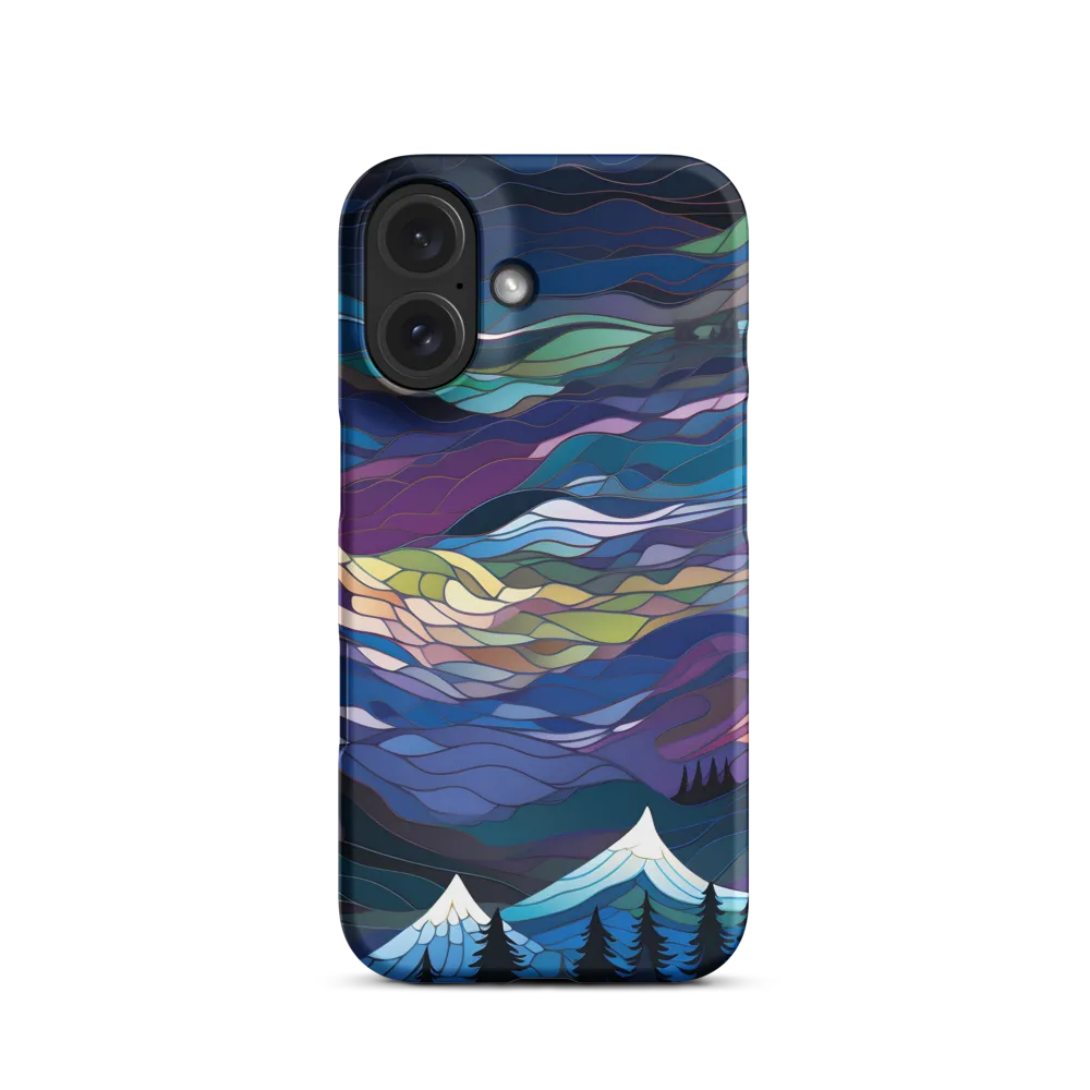 Twilight Peaks: An Abstract Mountain Landscape
