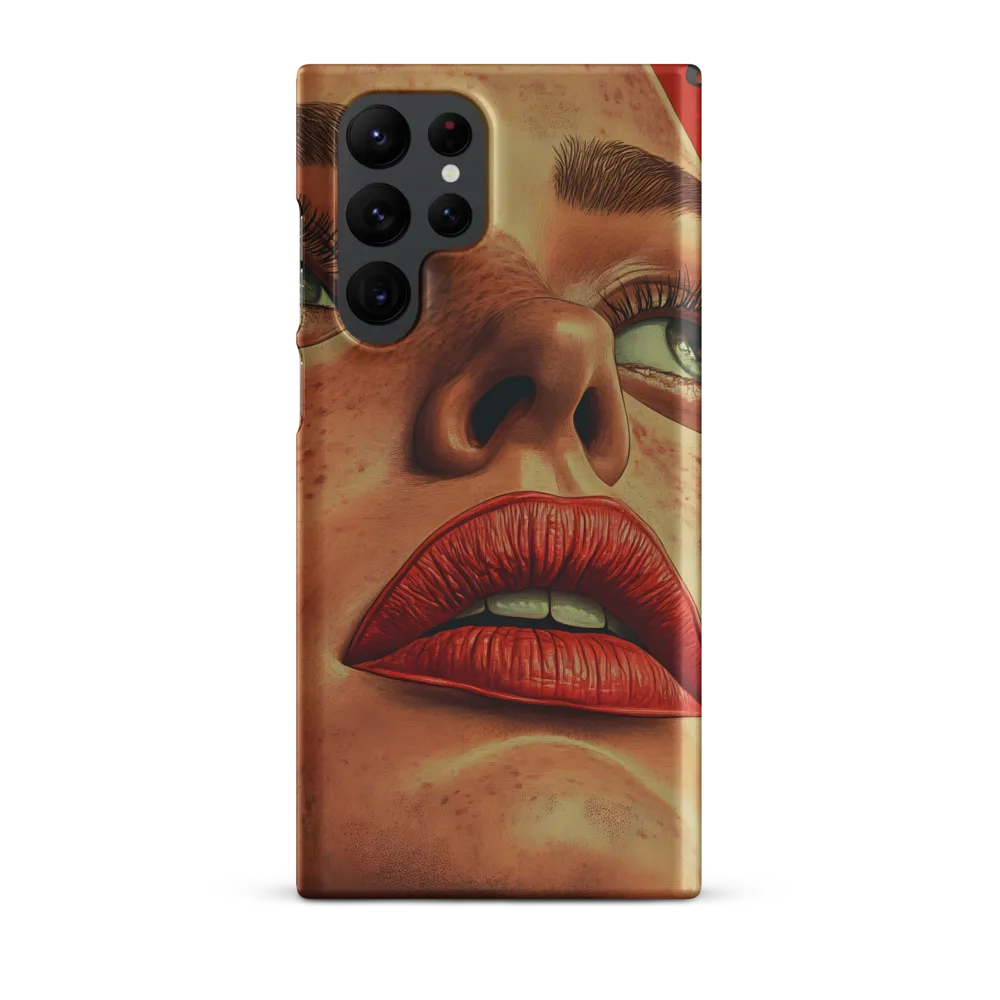 Red Intensity: A Portrait of Elegance