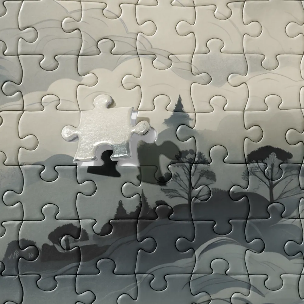 Whispers of the Misty Landscape | Jigsaw Puzzle | 252 pieces