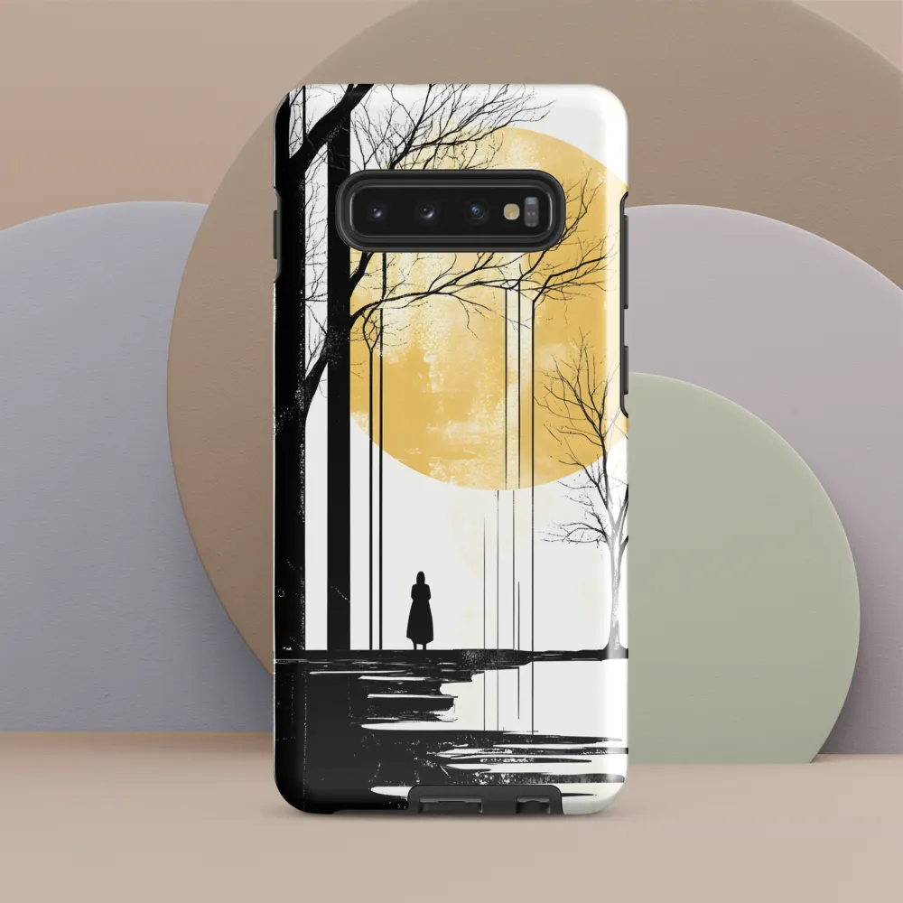 Solitude Under the Yellow Sun | Phone Case |  S10 Plus | Tough Case | Glossy