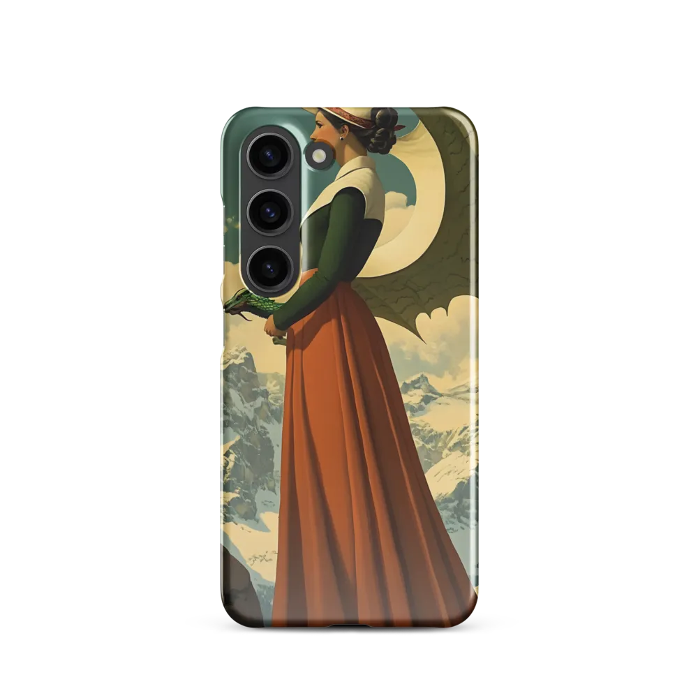 Mystic Harmony: The Dragon Keeper | Phone Case |  S23 | Snap Case | Glossy