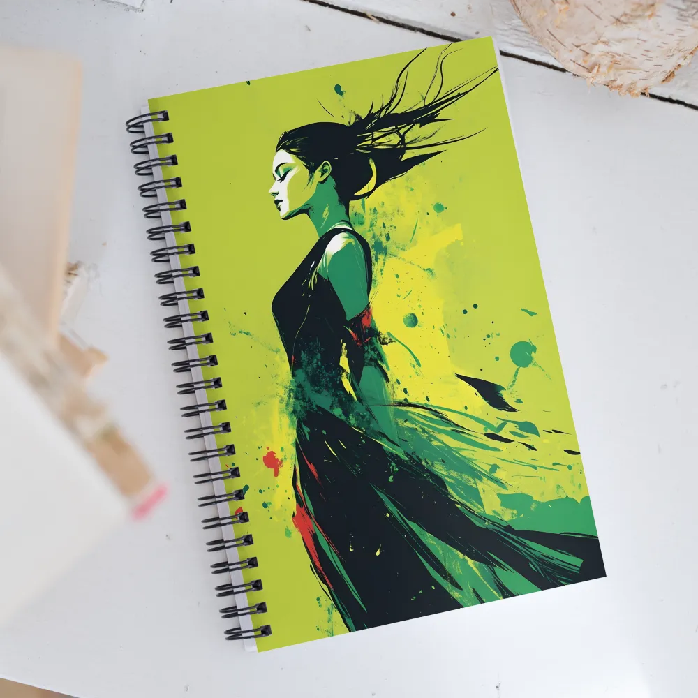 Ethereal Motion | Spiral Notebook