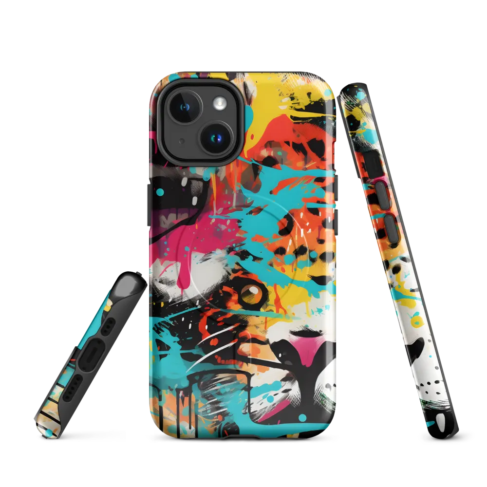 Fierce Fusion: Tiger and Lion in Graffiti