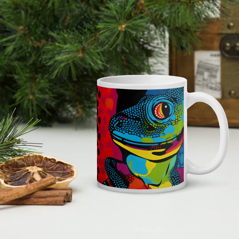 Colorful Encounters: The Playful Geckos | Mugs | Multiple Sizes & Colors