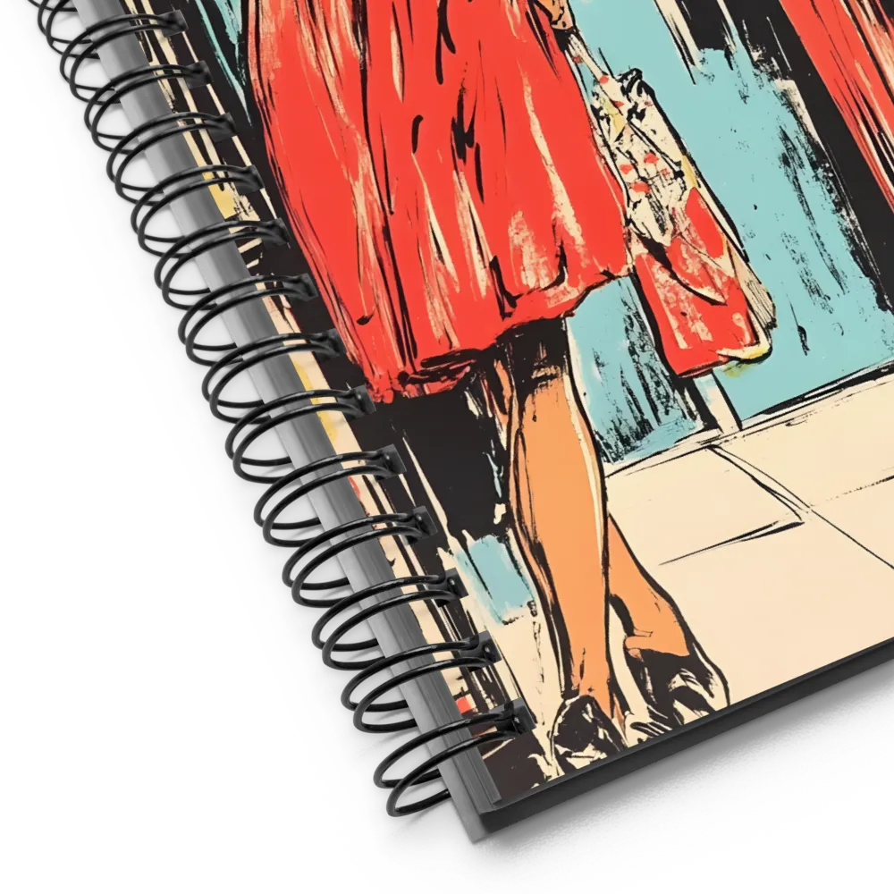 A Vintage Encounter in the Aisles | Spiral Notebook