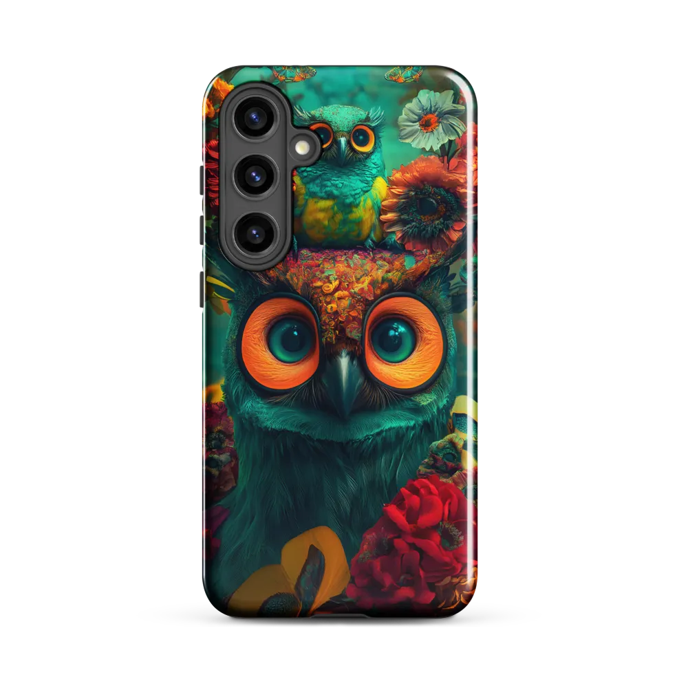 Majestic Harmony: The Floral Owl