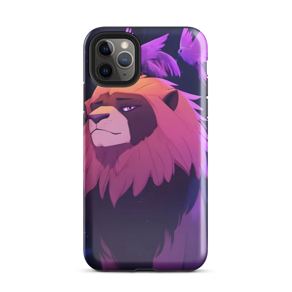 Regal Serenity: The Majestic Lion | Phone Case |  11 Pro Max | Tough Case | Glossy