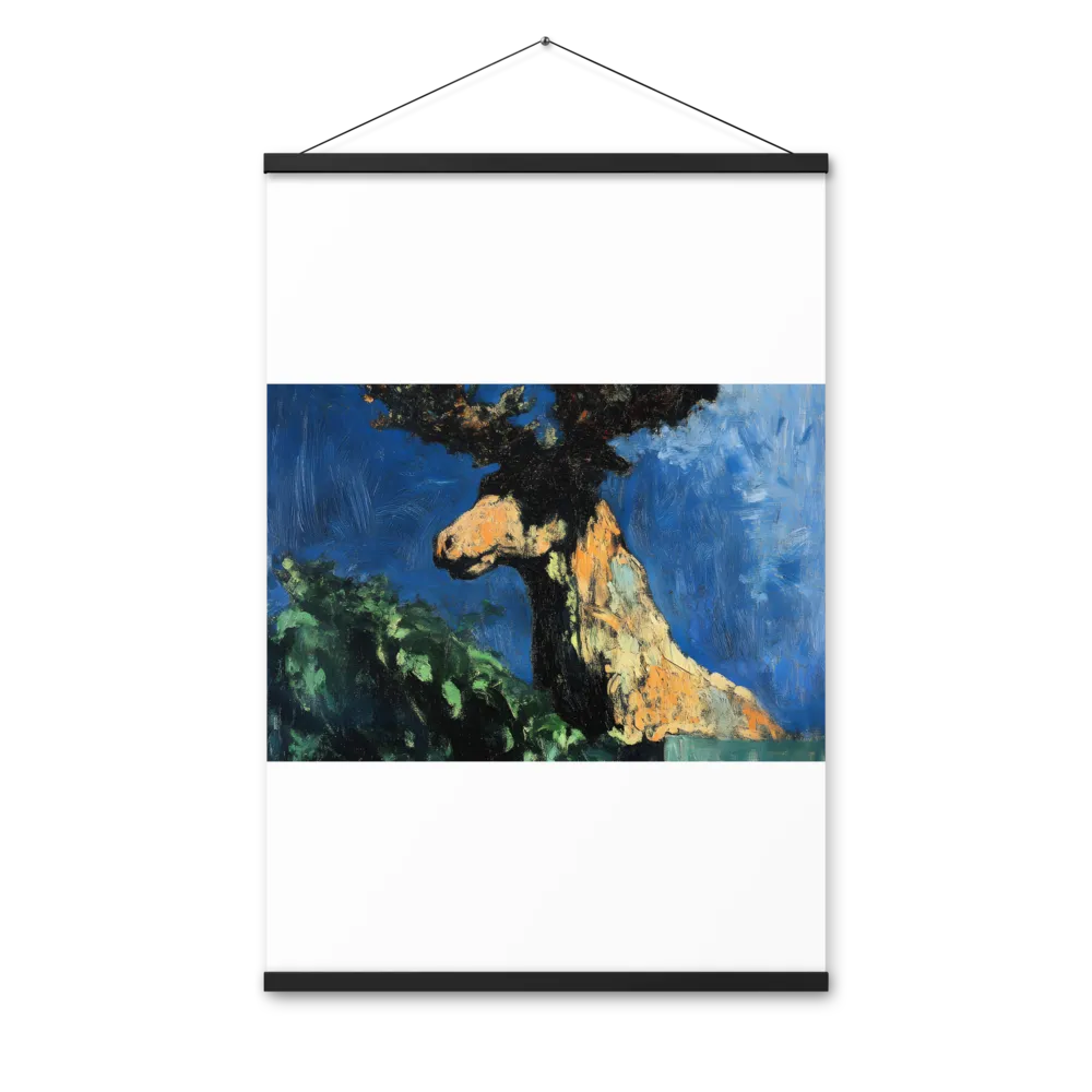 The Majestic Deer in Nature | Poster With Black Wood Hanger | 24″×36″