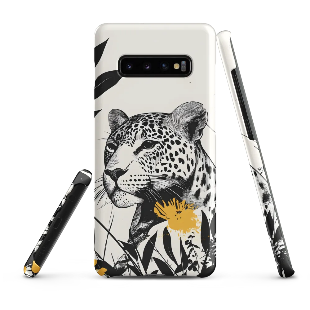 Majestic Leopard Amongst Flora