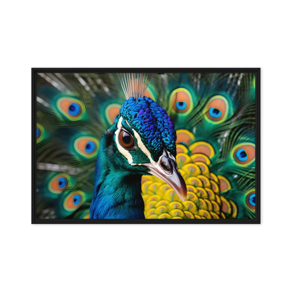 Majestic Display of Nature | Canvas with Black Frame | 24″×36″