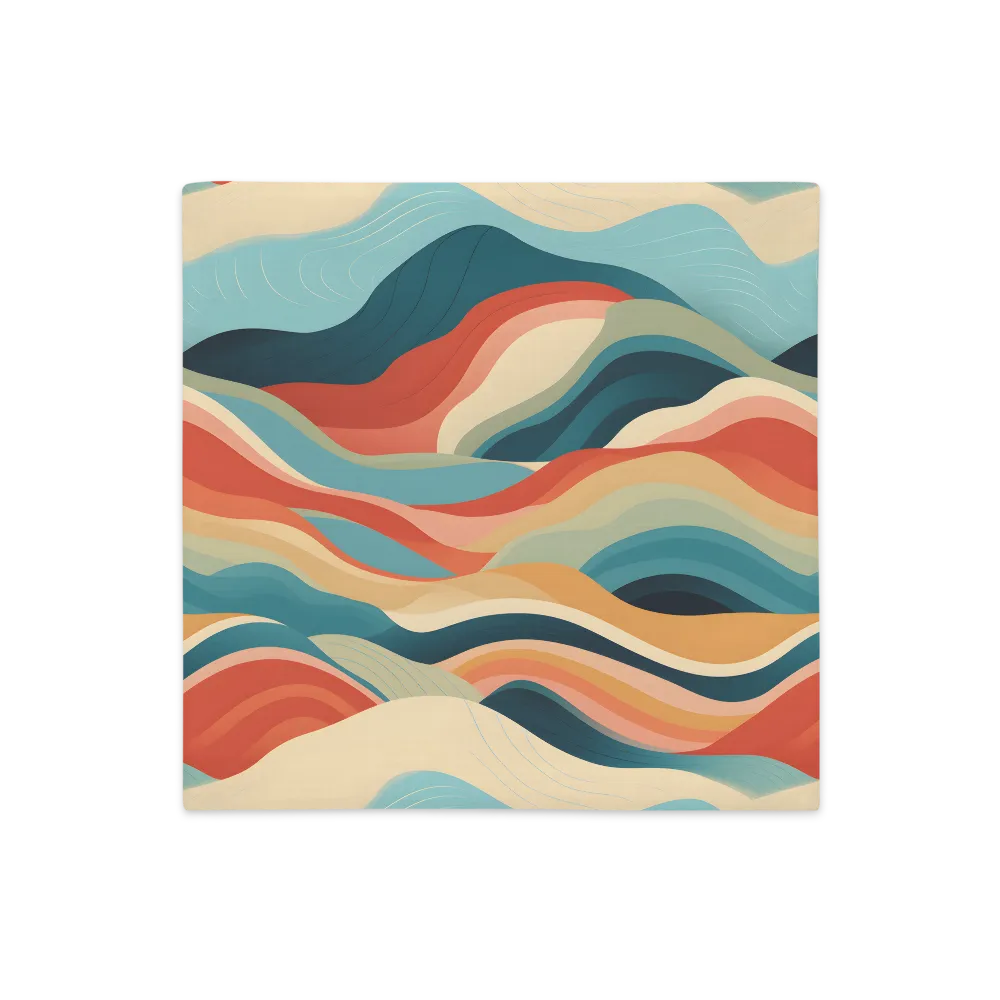 Waves of Tranquility | Pillow Case | 18″×18″