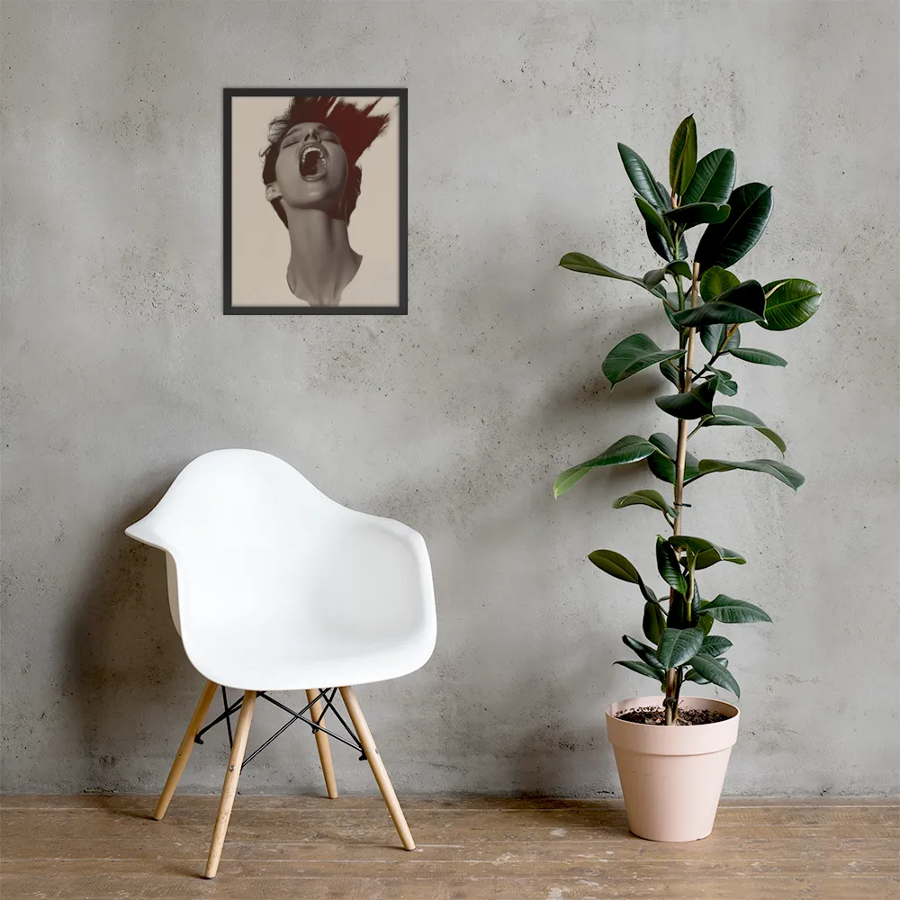 Echoes of Emotion | Poster with Black Frame | 16″×20″