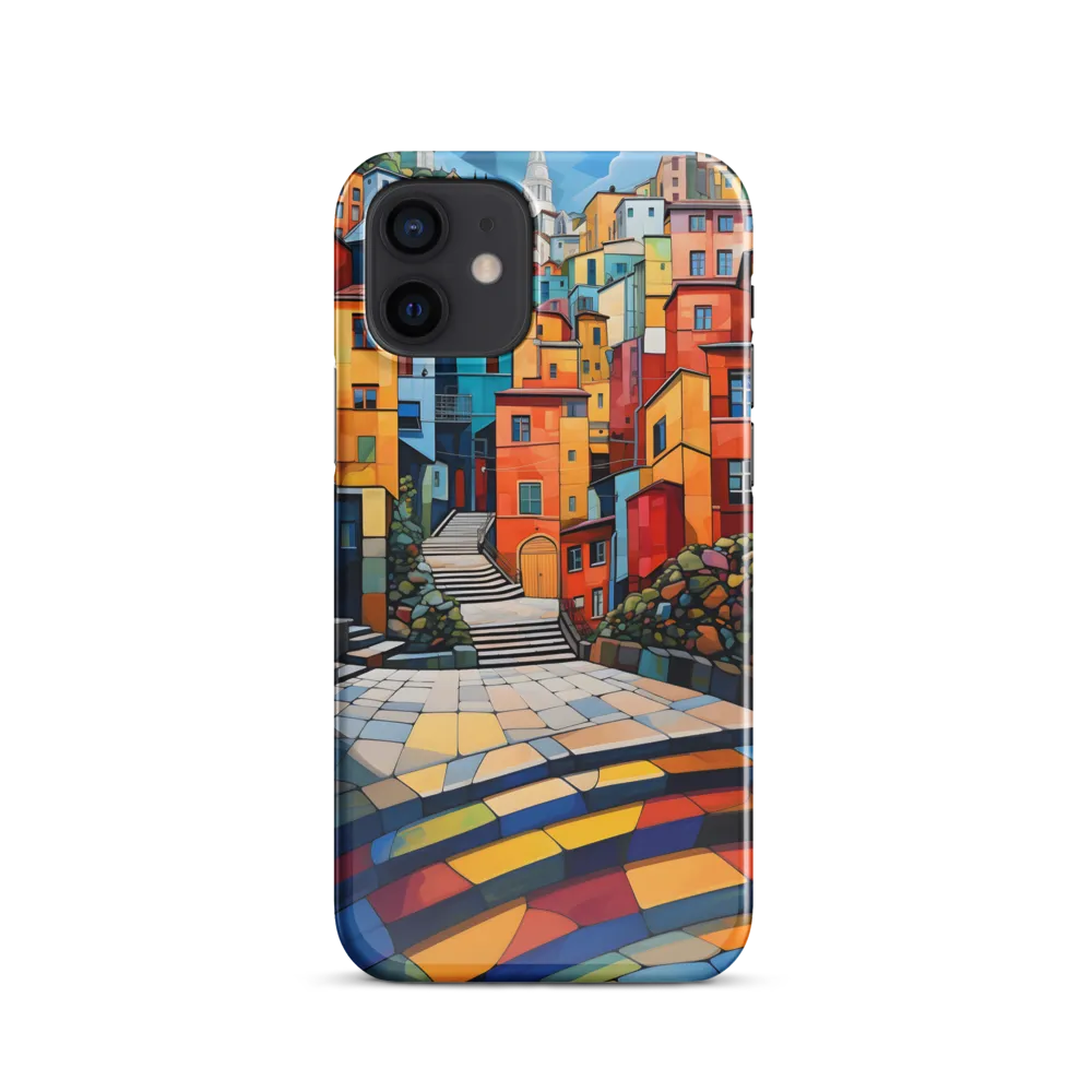 Vibrant Village: A Cubist Journey