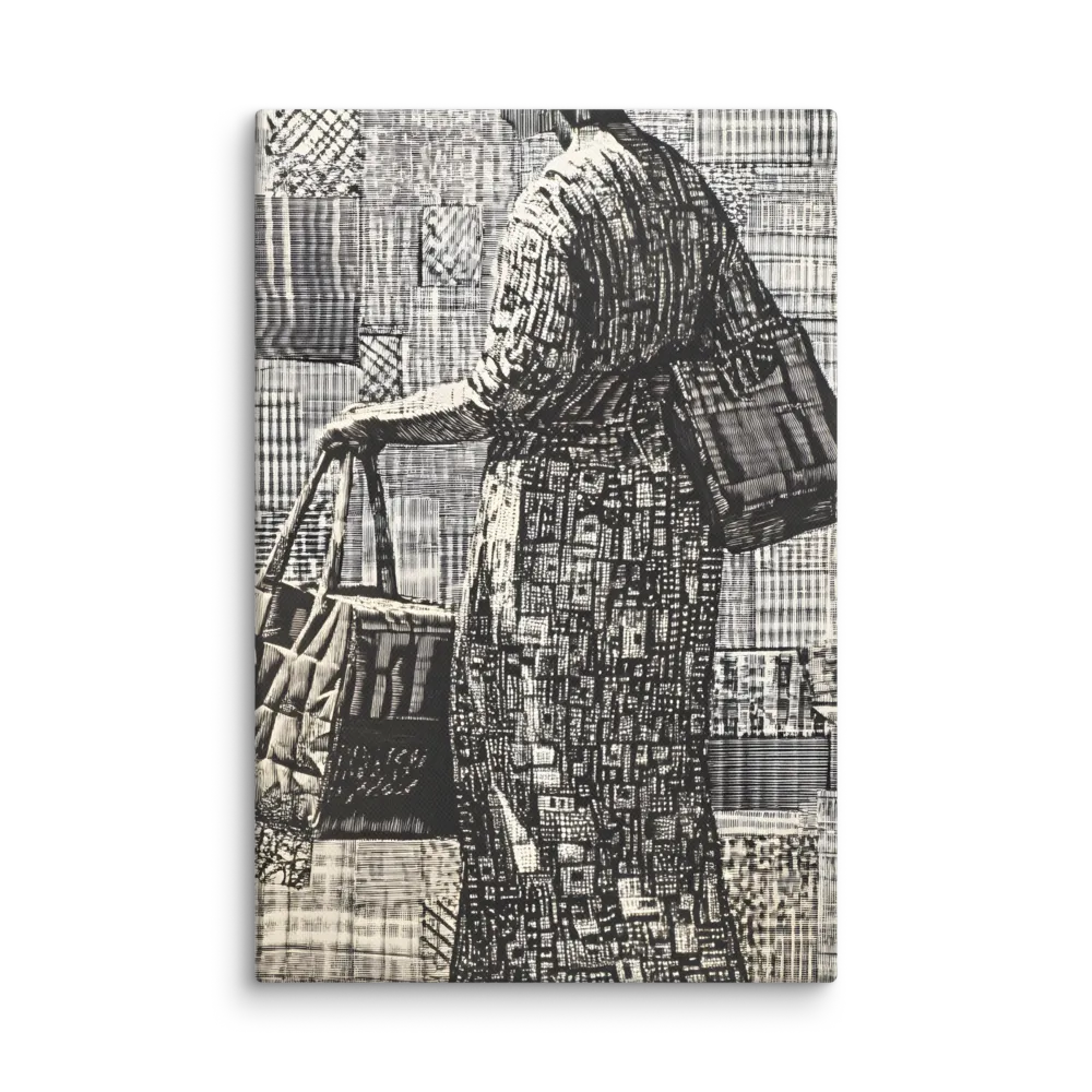 Urban Reflections: A Shopping Narrative | Canvas | 8″×12″