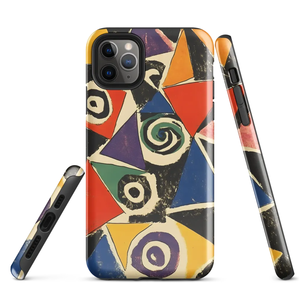 Dynamic Geometric Abstraction | Phone Case |  11 Pro Max | Tough Case | Glossy