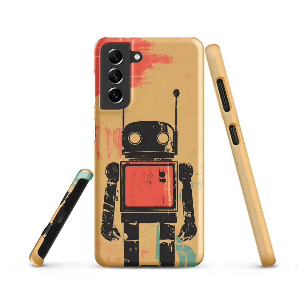 The Retro Robot | Phone Case |  S21 | Snap Case | Matte